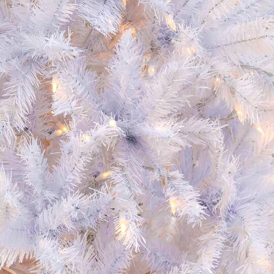 9ft. Pre-Lit White Artificial Christmas Tree